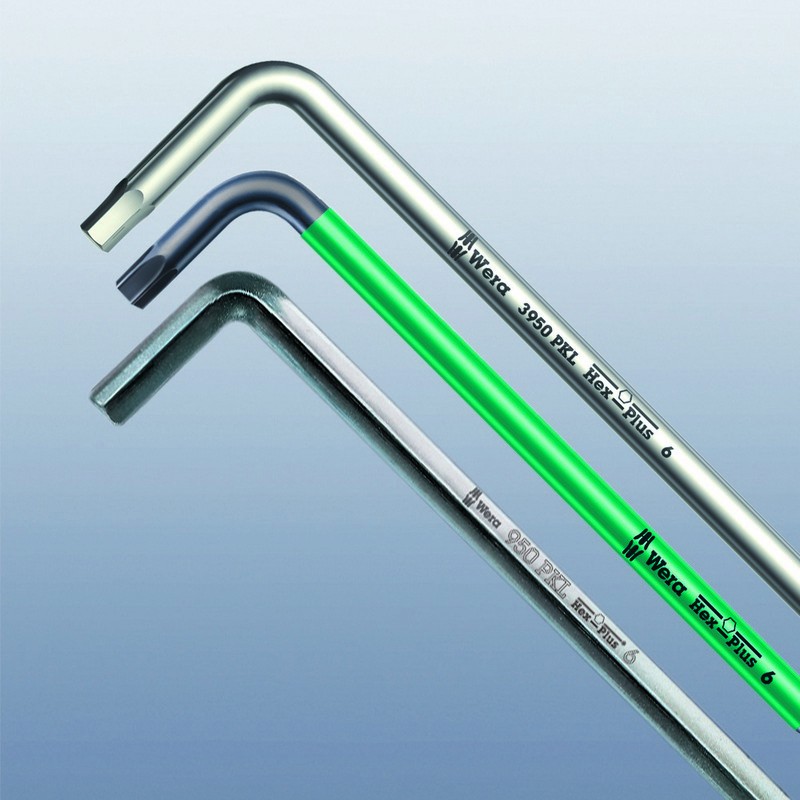 Набор Г-образных ключей WERA 967 PKL/9 TORX® BlackLaser 024242