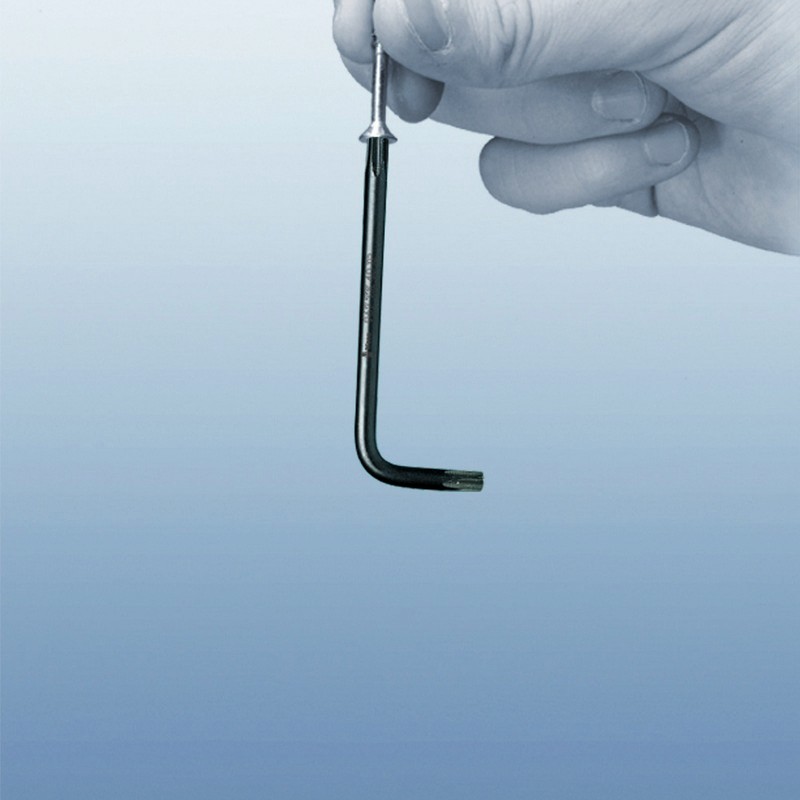 Набор Г-образных ключей с фиксирующей функцией WERA 967 L/9 TORX® HF BlackLaser 024244