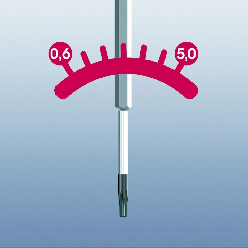 Динамометрический индикатор WERA 300 TORX®, пистолетная ручка, TX 20, 027936