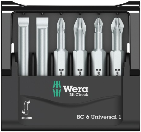 Набор WERA Mini-Check 6 насадок 50 мм 056474