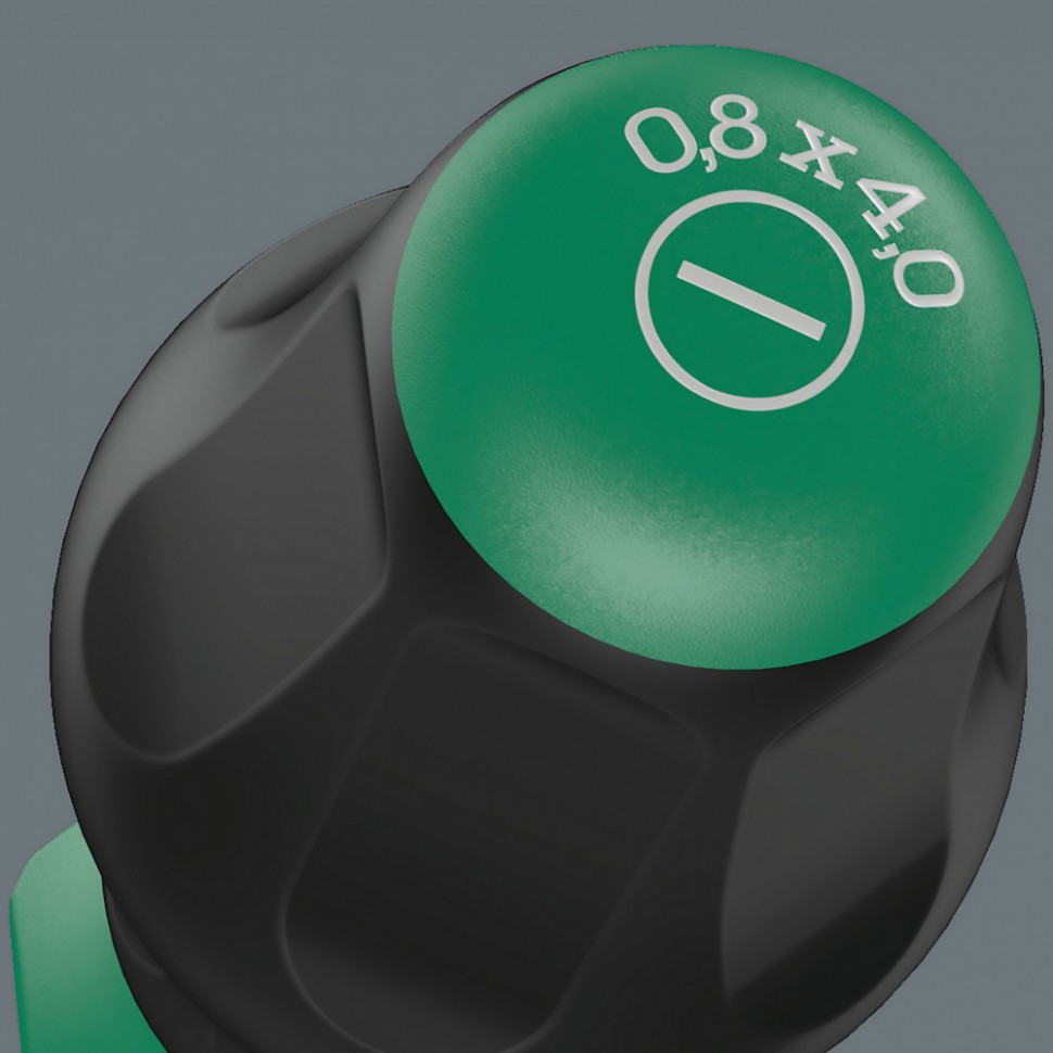 Отвертка шлицевая WERA Kraftform Comfort 1334, 1 x 6 x 125 мм 031421