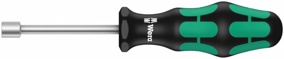 Отвертка-торцевой ключ с полым стержнем WERA Kraftform Plus 395 HO, 6.0x90 мм, 029462