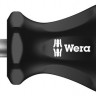 Короткая отвертка шлицевая WERA для карбюратора 336, 0.8x4.0x25 мм, 110069