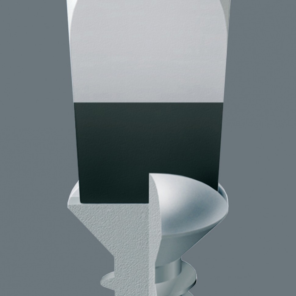 Короткая отвертка шлицевая WERA для карбюратора 336, 0.8x4.0x25 мм, 110069