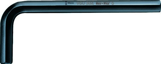 Г-образный ключ 7 мм, метрический, WERA 950 BM BlackLaser 027210