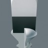 Короткая отвертка крестовая Pozidriv WERA Kraftform Plus для карбюратора, PZ 03 / 25 мм, 009337