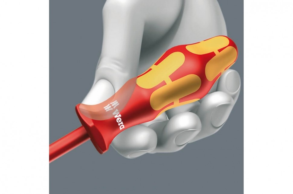 Изолированная отвертка WERA 165 i PZ/S SB VDE для винтов PlusMinus (Pozidriv/шлиц), 100021