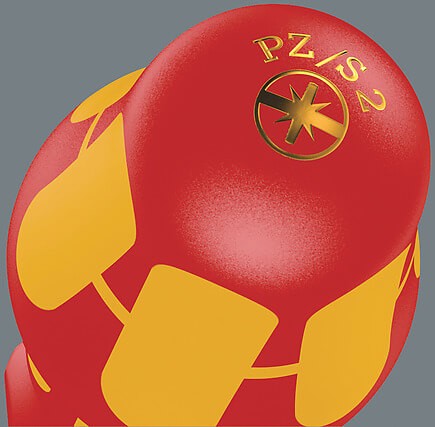 Изолированная отвертка WERA 165 i PZ/S SB VDE для винтов PlusMinus (Pozidriv/шлиц), 100021