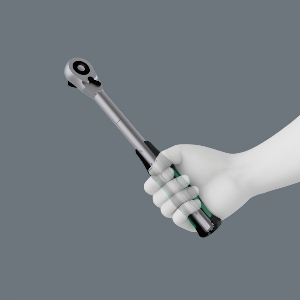 8006 SC 1 Набор с трещоткой  Zyklop Hybrid привод 1/2" метрический WERA 004090