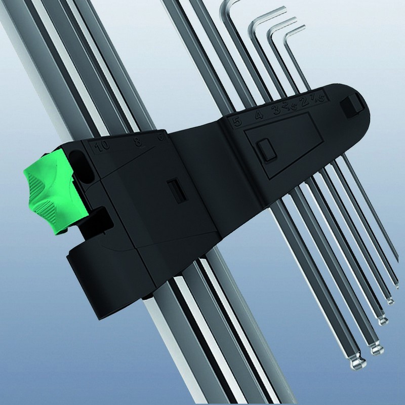 Набор Г-образных ключей WERA 967 SPKL/9 TORX® BO Multicolour BlackLaser 073599