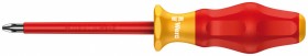Отвертка диэлектрическая крестовая Pozidriv WERA Kraftform Comfort 1165 i PZ VDE, PZ 1 / 80 мм, 031611