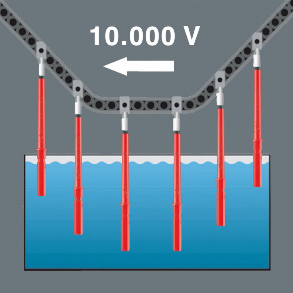 Сменная насадка диэлектрическая TORX® WERA Kraftform Kompakt VDE 67 i TX 10 003431