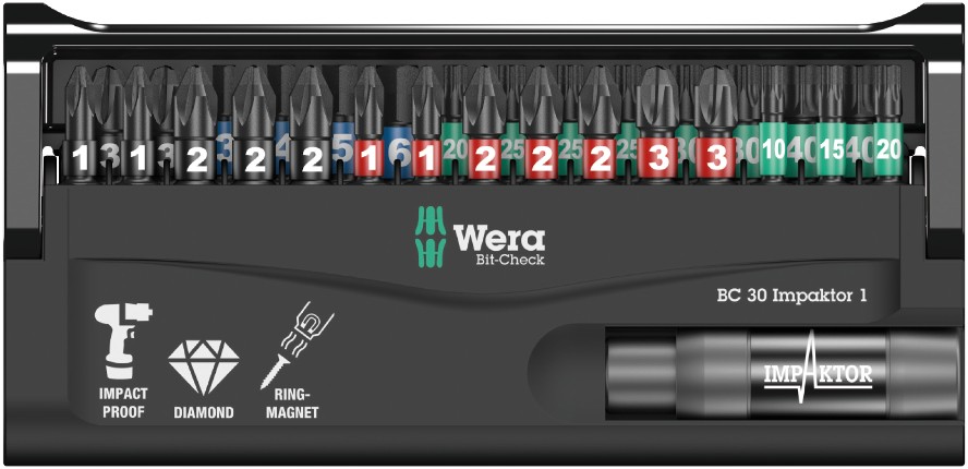 Набор WERA Bit-Check 30 Impaktor 1 057690