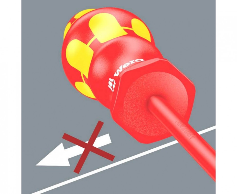 Набор отвёрток Kraftform Plus серия 100, 165 iS PZ/S # 1 + 2, с зауженным стержнем WERA 006470