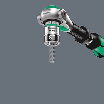 Набор WERA 8100 SA All-In, Zyklop Speed, с фиксирующей функцией, привод 1/4", метрический, WE-003755