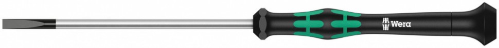 Отвертка шлицевая WERA Kraftform Micro 2035 для электроники, 0.40x2.0x60 мм, 118006