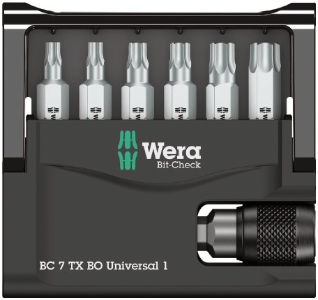 Набор WERA Bit-Check 7 TX BO Universal 1 056158