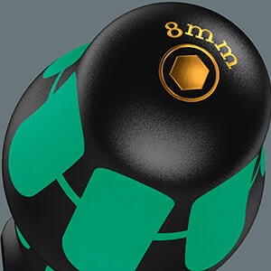 Отвертка с шестигранной сферической головкой Kraftform Plus 352, 3.0 X 100 мм, WERA 022805