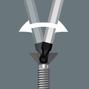 Отвертка с шестигранной сферической головкой Kraftform Plus 352, 3.0 X 100 мм, WERA 022805