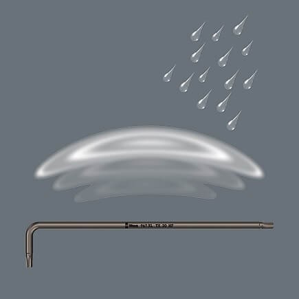 Набор Г-образных ключей с функцией фиксации, удлиненный WERA 967/9 TX XL HF 1, WE-024450