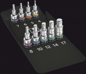 8740 C HF 1 набор отверточных головок Zyklop, для внутреннего шестигранника, с фиксирующей функцией WERA 004201