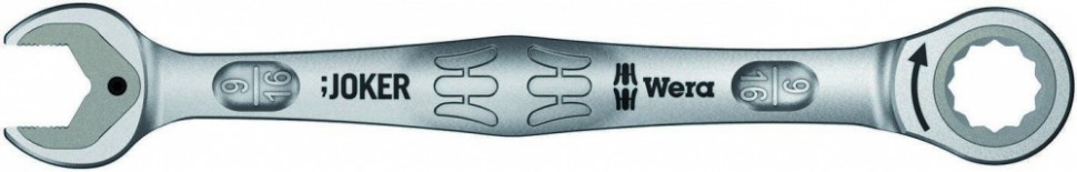 Joker Ключ с кольцевой трещоткой, дюймовый WERA 9/16"х28 мм 073284