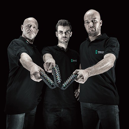 Набор отверточных головок WERA Zyklop Belt A 2 , с функцией фиксации, хвостовик 1/4", WE-003881