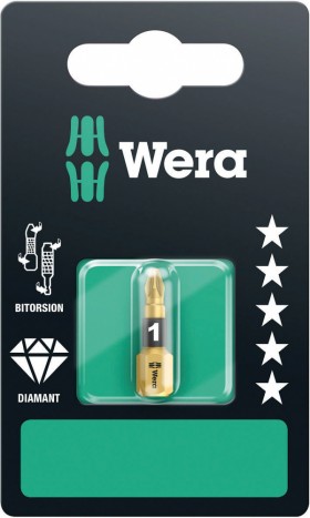 Биты WERA 855/1 BDC SB PZ 1 x 25 мм 073336