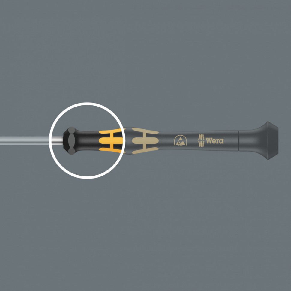 Отвертка Microstix WERA 1572 ESD Kraftform Micro #00 030081