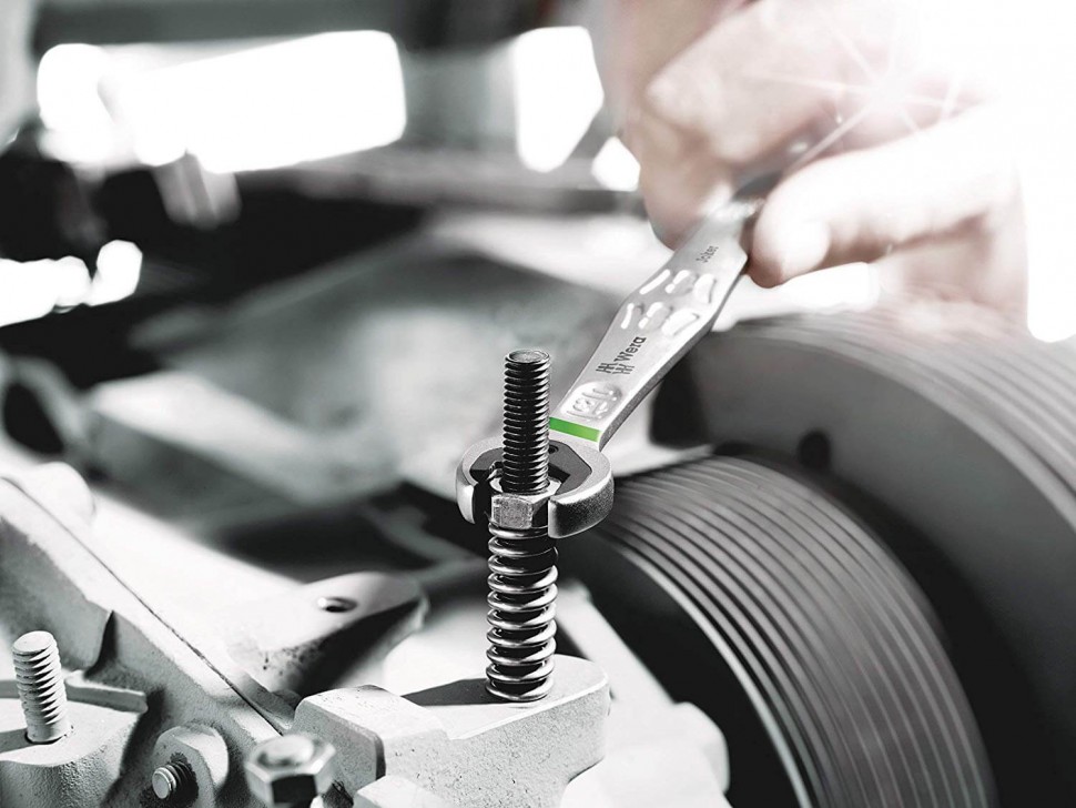 Joker Набор двусторонних рожковых / комбинированных ключей с трещоткой WERA 020022