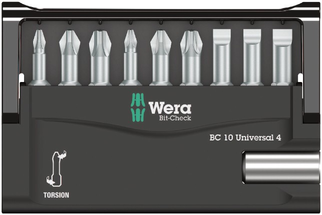 Набор WERA Bit-Check 10 Universal 4 056159