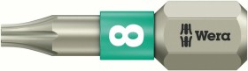 Бита WERA 3867/1 TS TORX® TX 8, нержавеющая сталь 071030