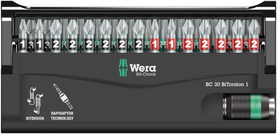 Набор WERA Bit-Check 30 BiTorsion 1 057430