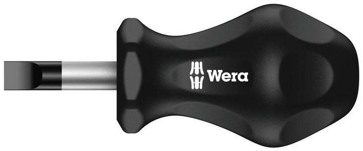 Короткая отвертка шлицевая WERA для карбюратора 336, 1.2x8.0x25 мм, 110078