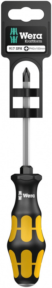 WE-100075 917 SPH SB Крестовая отвертка, PH 1 x 80 mm
