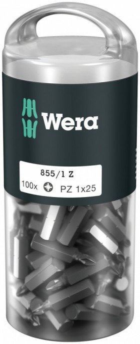 Биты WERA 855/1 Z DIY 100 PZ 1 x 100 шт. 072443
