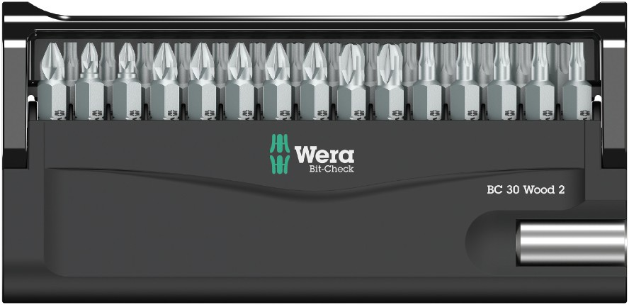 Набор WERA Bit-Check 30 Wood 2 057432