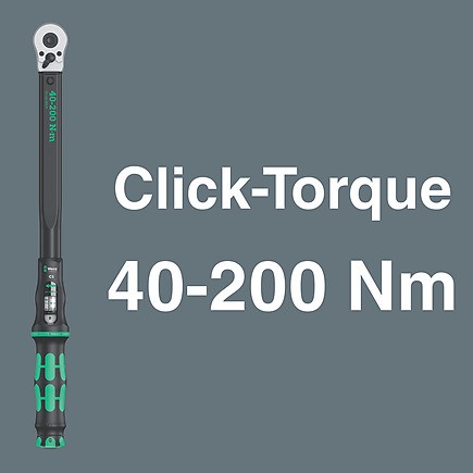 Набор торцевых головок WERA 075680 с динамометрическим ключом Click-Torque C 3, 13 предметов, WE-075680