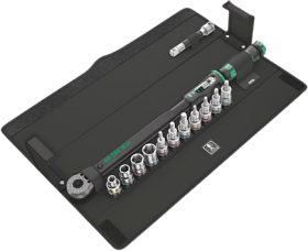 Набор торцевых головок WERA 075680 с динамометрическим ключом Click-Torque C 3, 13 предметов, WE-075680