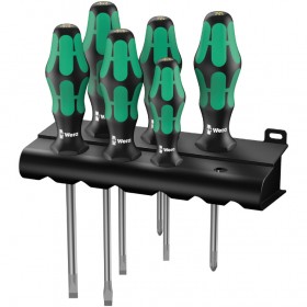 Набор отверток WERA Kraftform Plus Lasertip 334/355/6 Rack 105656