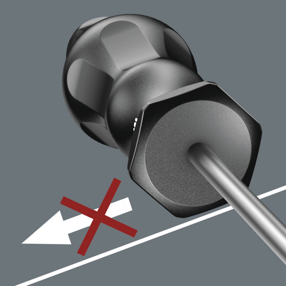 Отвертка крестовая Pozidriv WERA Kraftform Classic 1755, PZ 0 / 60 мм, 031224