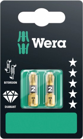 Биты WERA 855/1 BDC SB 2 шт. PZ 2 073339