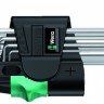 Набор Г-образных ключей, метрических, хромированных WERA 950 PKL/7B SM Magnet 022101