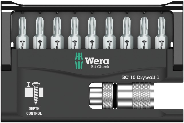 Набор WERA 10 Drywall 1 136011