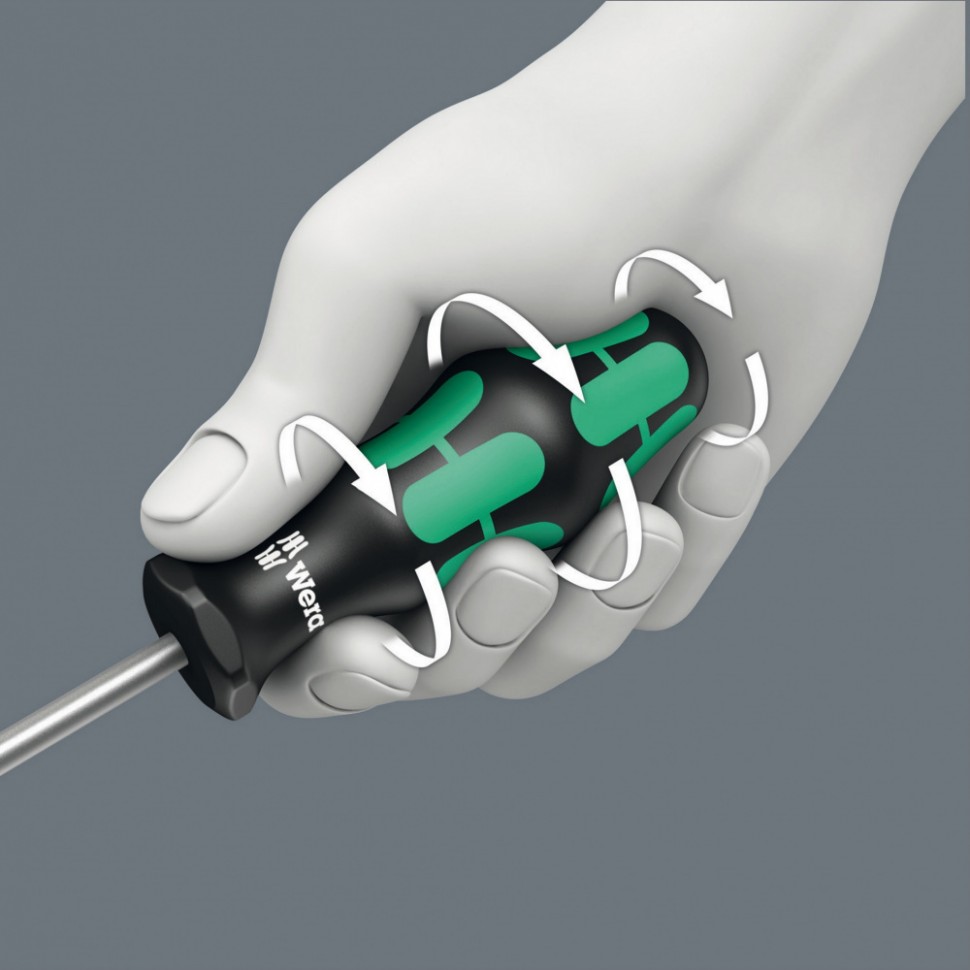Отвертка с шестигранной сферической головкой WERA Kraftform Plus 352, 8.0 x 150 мм, 022825