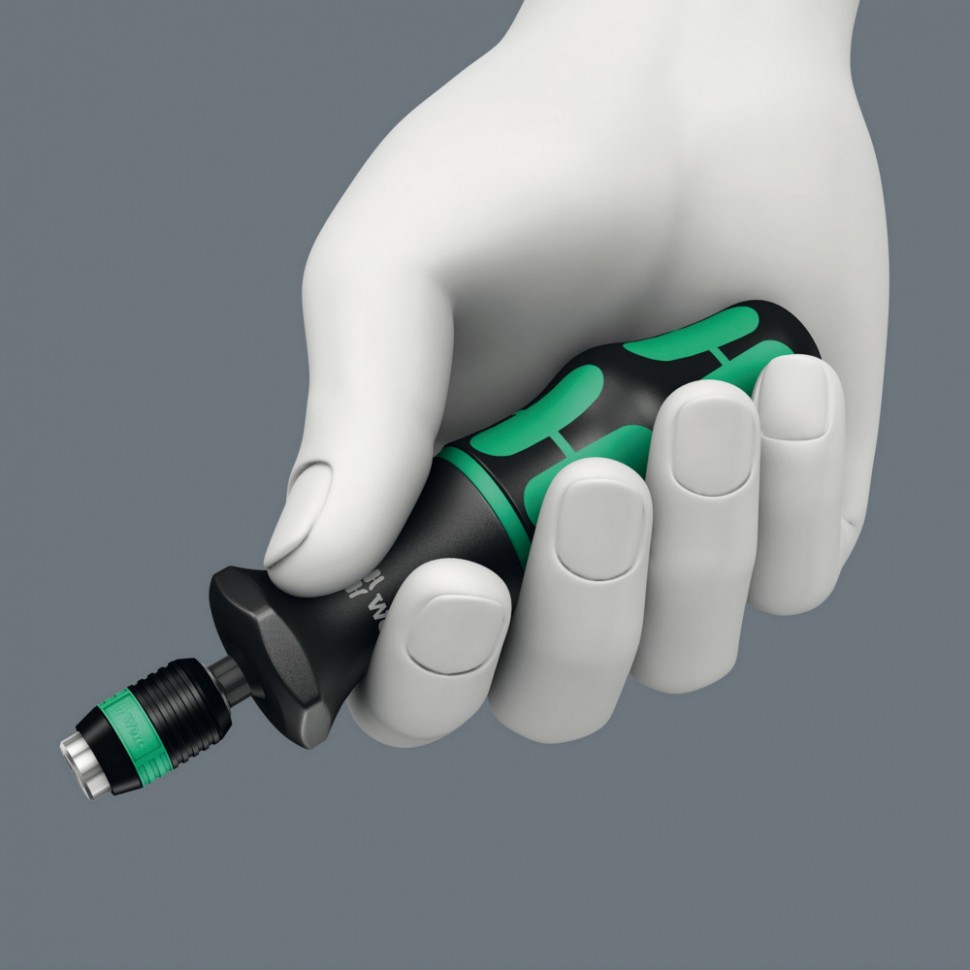 Динамометрическая отвертка WERA 7400, регулируемая с предварительной настройкой, 1,20-3,0 Nm, с быстросзажимным патроном Rapidaptor 074716