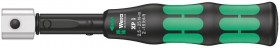 Динамометрический ключ WERA Click-Torque XP 1 с установленным моментом 2.5 Нм, гнездо 9x12 мм, 2,5-25 Нм, погрешность ± 2%, 217 мм, WE-075670