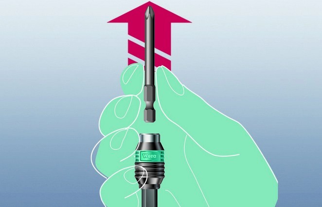 Универсальный держатель WERA 889/4/1 Rapidaptor 052503