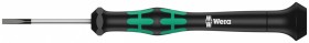 Отвертка шлицевая WERA Kraftform Micro 2035 для электроники, 0.40x2.0x40 мм, 118005