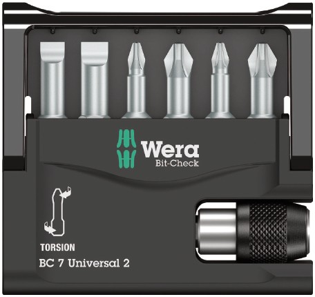 Набор WERA Bit-Check 7 Universal 2 056155
